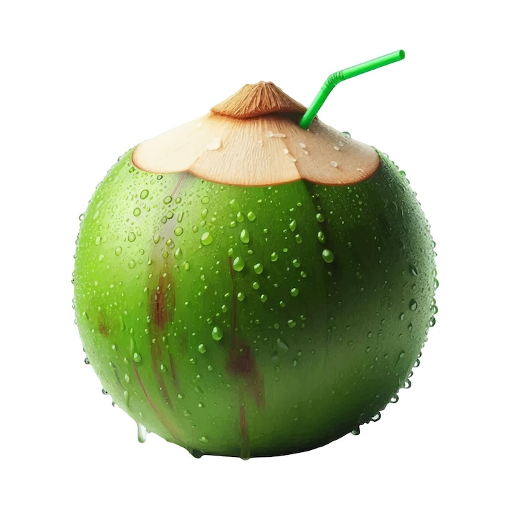 Vetor coco verde