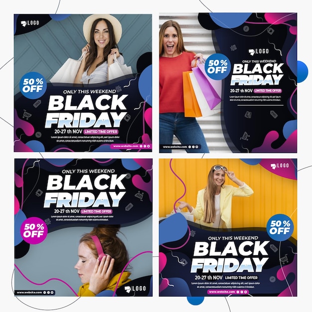 Coleção black friday ig post