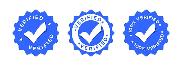 coleção de 100 etiquetas verificadas