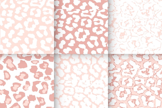 Coleção de animal print seamless pattern