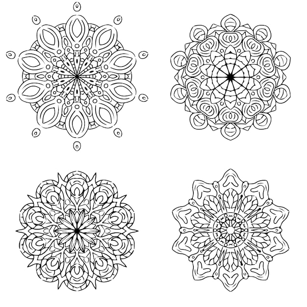 Coleção de arte de mandala