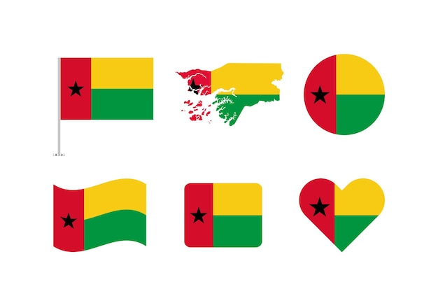 Coleção de bandeiras da Guiné-Bissau
