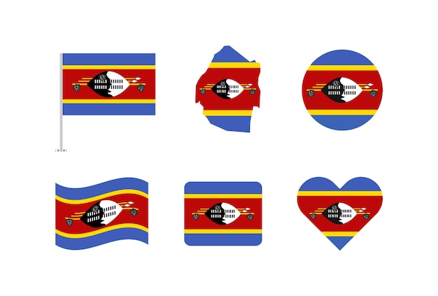 Coleção de bandeiras de Eswatini