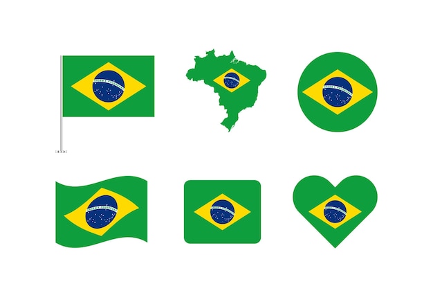 Coleção de bandeiras do Brasil