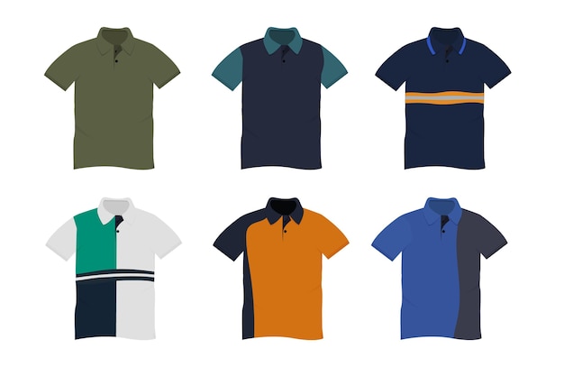 Coleção de camisa polo