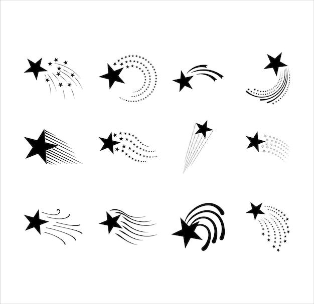 Coleção de Estrela Cadente em Sillhouette