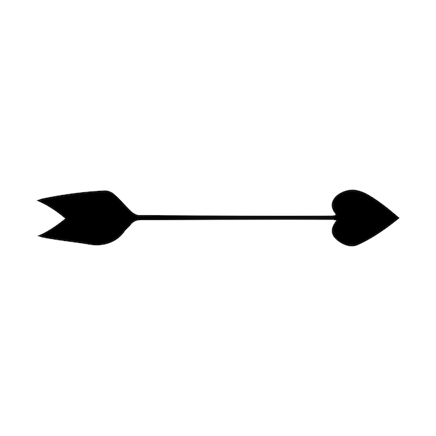 Coleção de flechas tribais desenhadas à mão flechas de arqueiro simples conjunto de flechas de arco pontilhadas