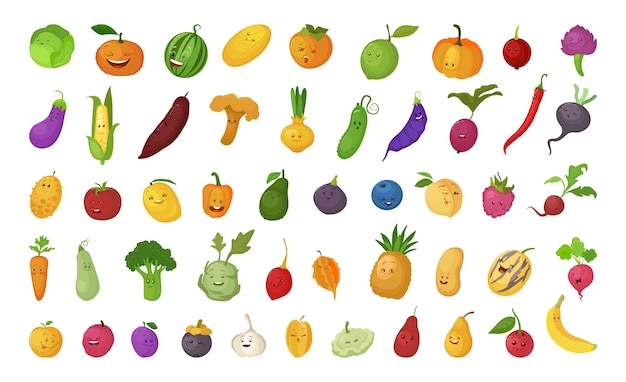 Vetores de Desenho De Frutas E Legumes e mais imagens de