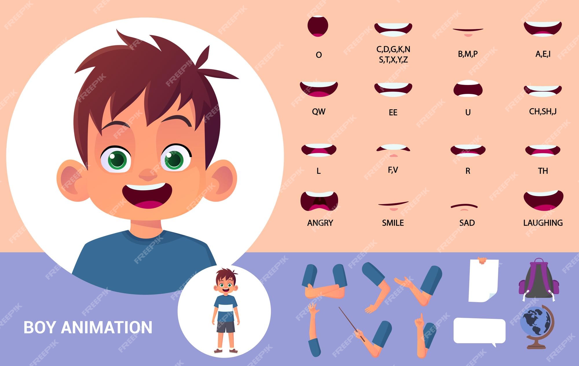 Vetores de Sincronização Bucal Lábios Falando Bocas Para Animação De  Personagem De Desenho Animado E Sinais De Pronúncia Inglês Jogo Do Vetor e  mais imagens de Boca - iStock