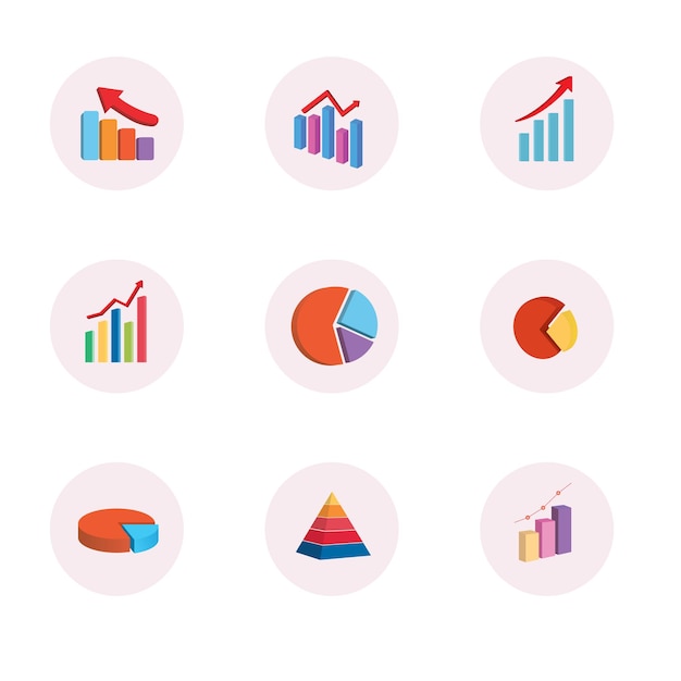 Coleção de gráficos vetoriais 3D gratuitos