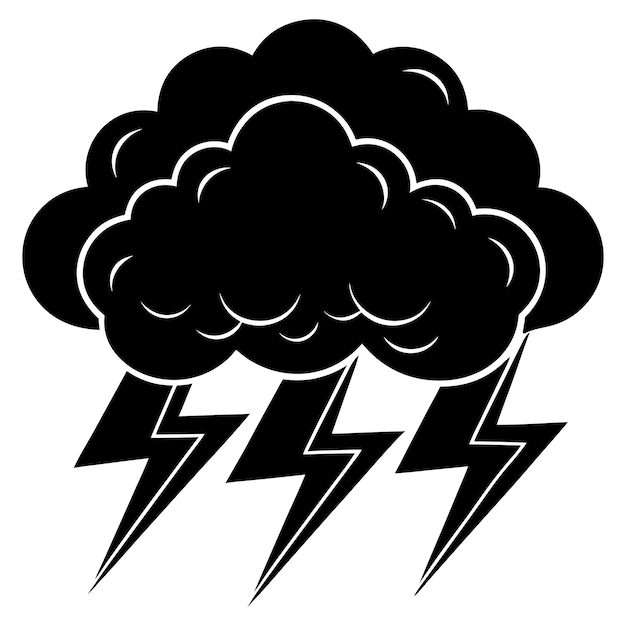 Coleção de ícones do tempo de tempestade