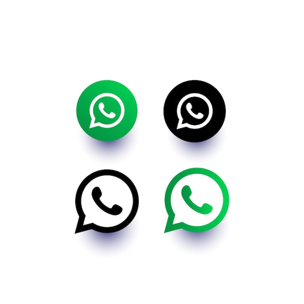 Coleção de ícones do WhatsApp
