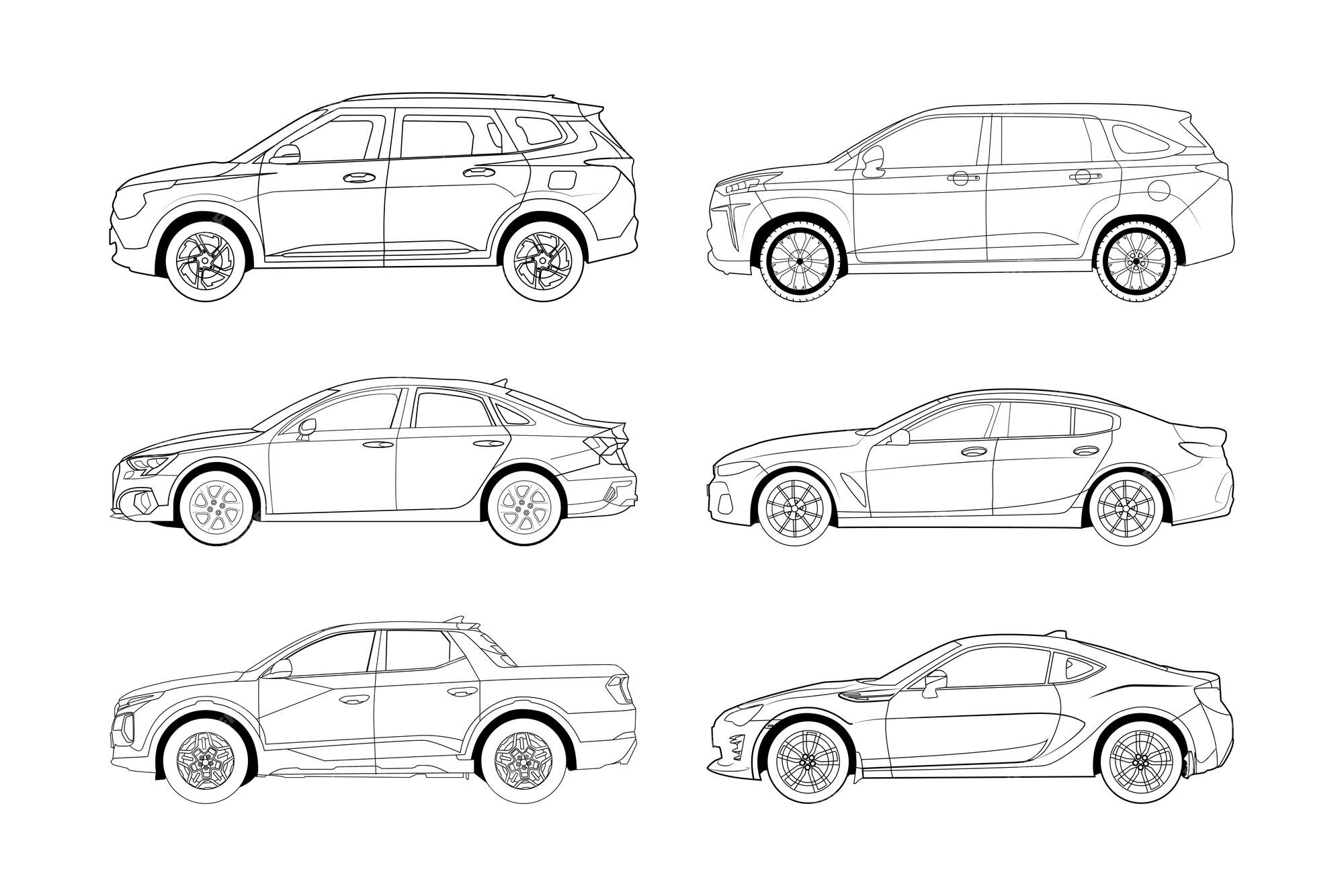 Esboço Do Carro Do Vintage, Livro Para Colorir, Desenho Preto E Branco,  Monocromático Transporte Retro Dos Desenhos Animados Ilus Ilustração do  Vetor - Ilustração de elementos, projeto: 78499966