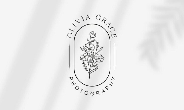 Coleção de ilustração de pacote de logotipo botânico floral desenhado à mão para beleza orgânica natural Premium