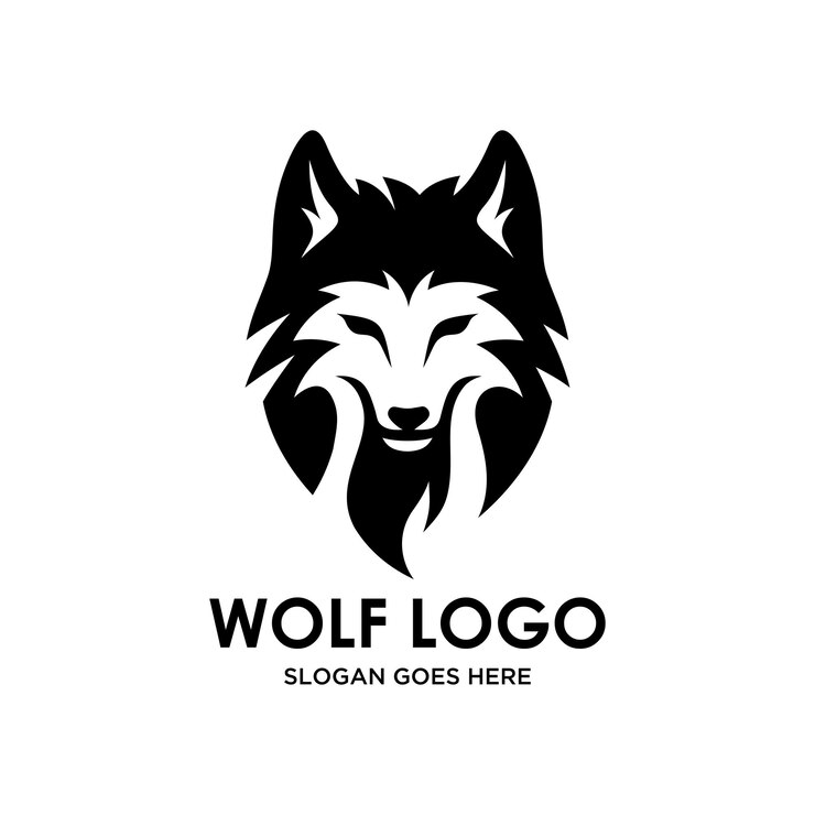 Vetor coleção de logotipo de lobo vetorial grátis
