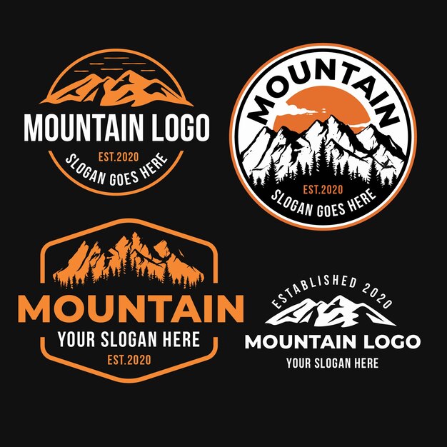 Coleção de Logotipo Vintage Aventura 2