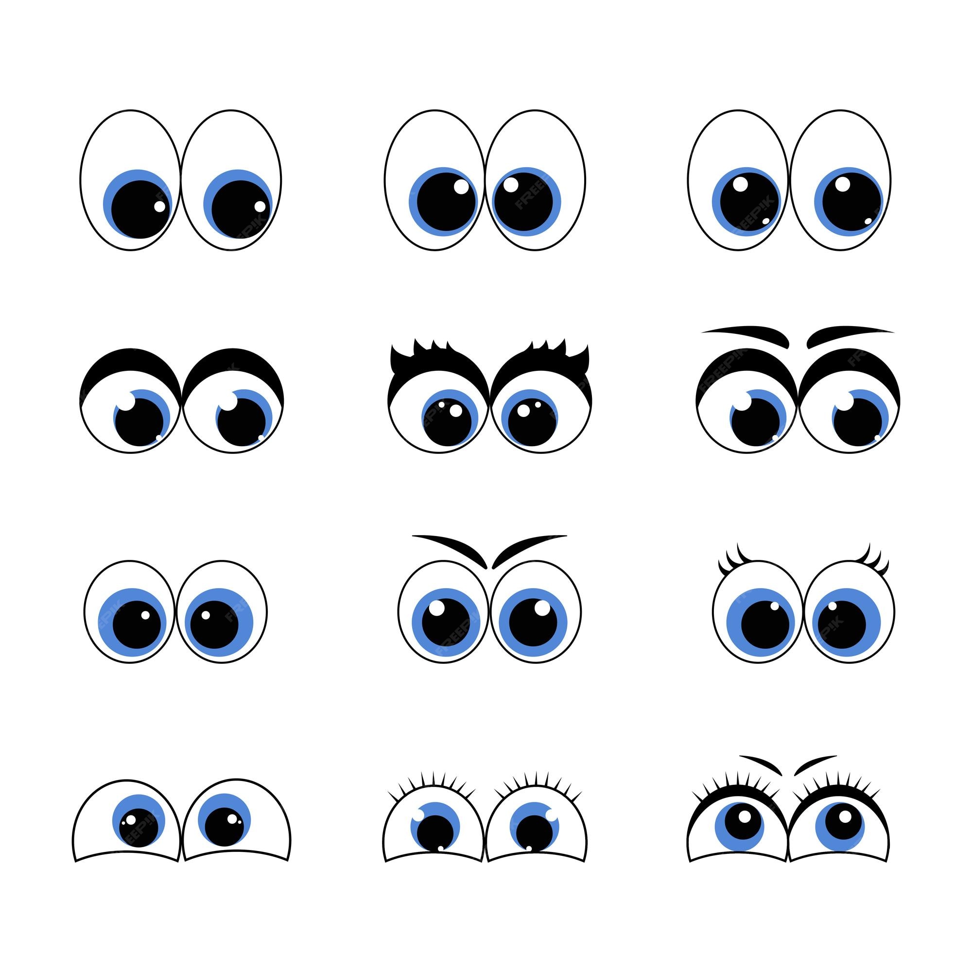 Olhos Cômicos PNG Images, Vetores E Arquivos PSD