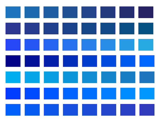 Coleção de paleta de cores de tecnologia