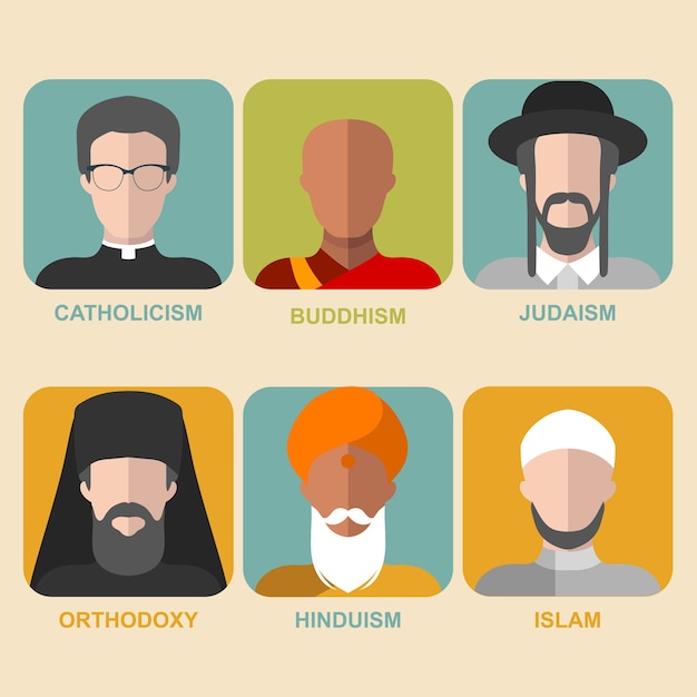 Coleção de personagens religiosos