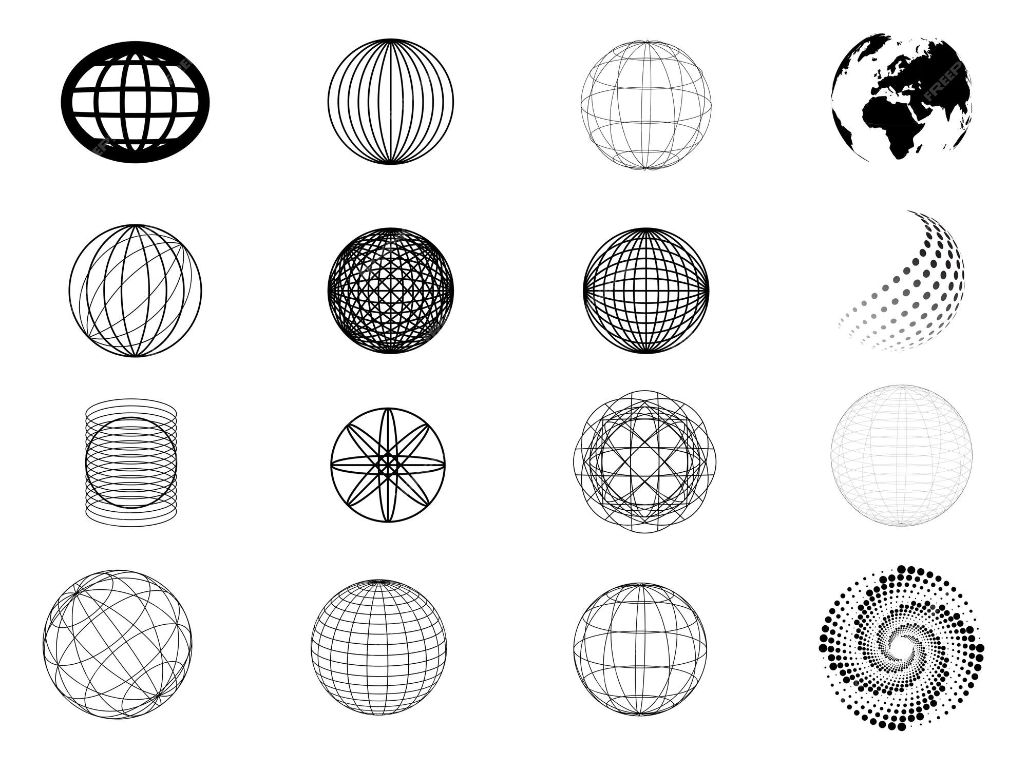 Coleção de símbolos geométricos gráficos abstratos e objetos no estilo y2k  elementos futuristas retrô