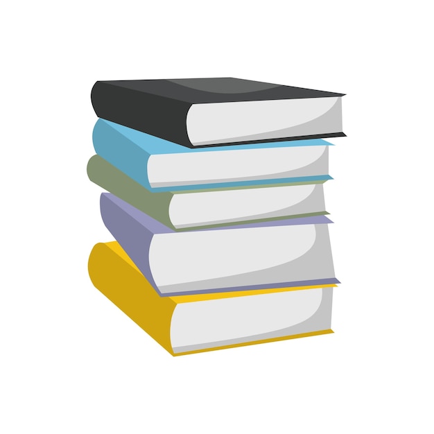 coleção de várias ilustrações de livros vetoriais