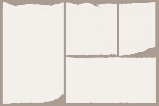Coleção de vetores de papel grunge 2