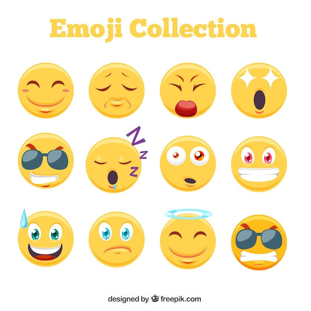 coleção emoji impressionante