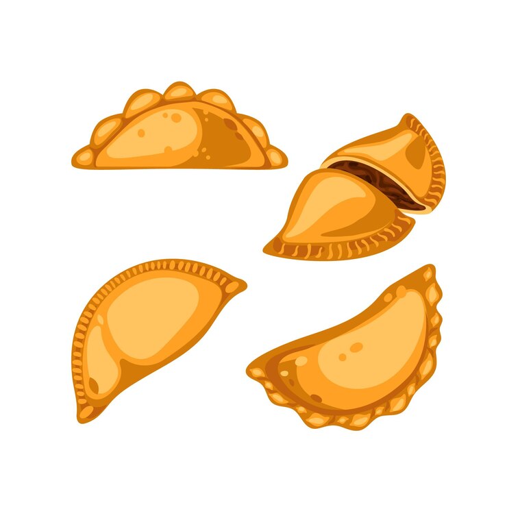 Vetor coleção empanada