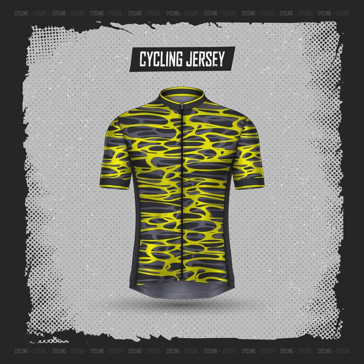 Vetor coleção premium de camisetas de ciclismo