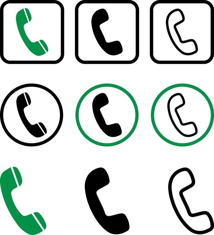 Vetor coleção vetorial de ícones de telefone