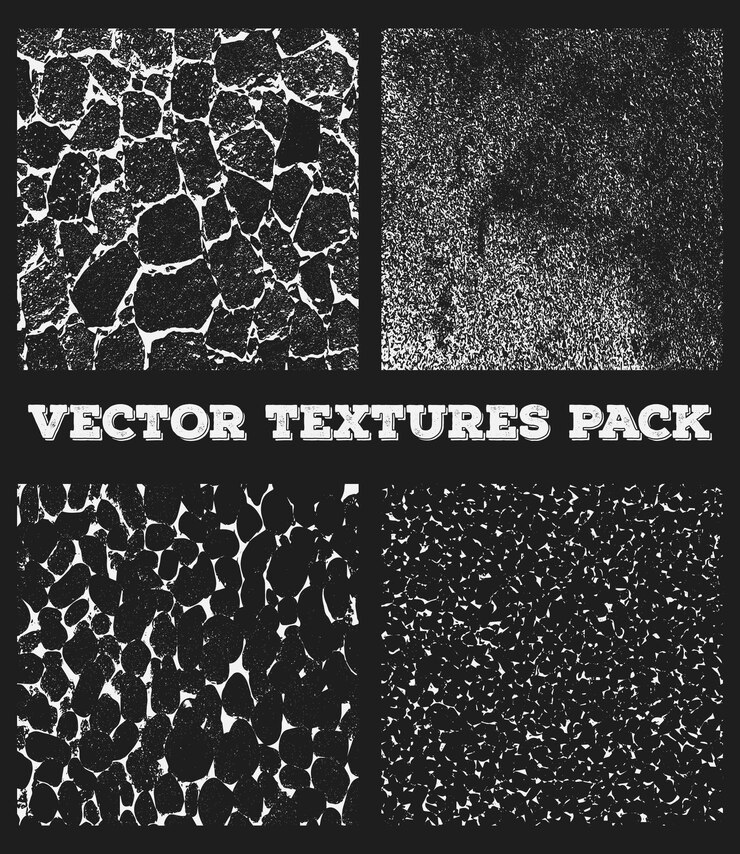 Vetor colecção de sobreposição de texturas grunge
