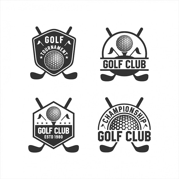 Coleções de logotipos de torneios de clubes de golfe