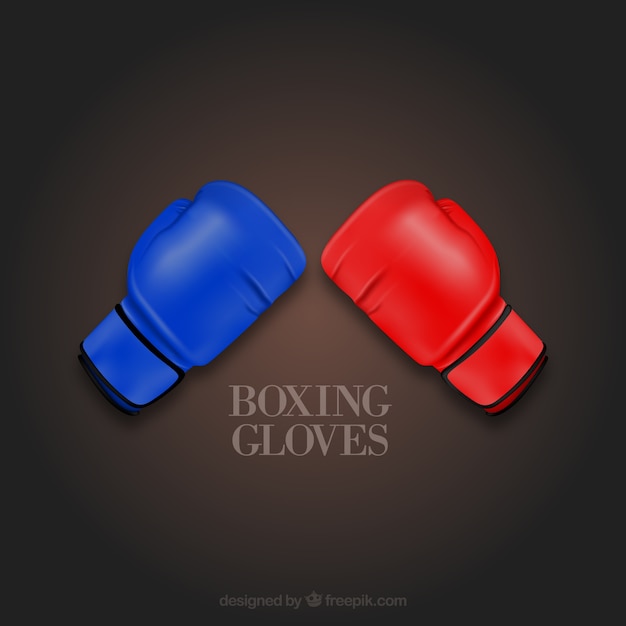 Vetor coloridos luvas de boxe ícones do vetor