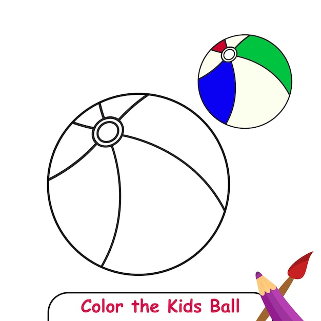 bola desenho para colorir