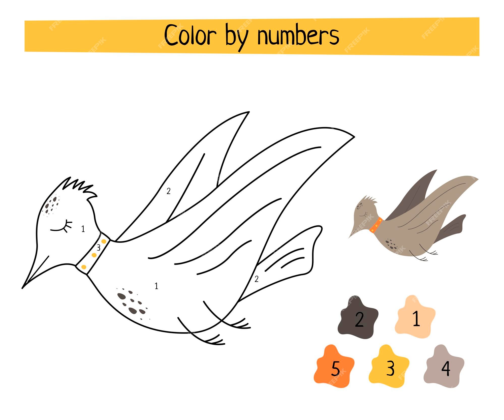 Colorir é Divertido !: Jogos de Colorir Numeros - Desenhos para