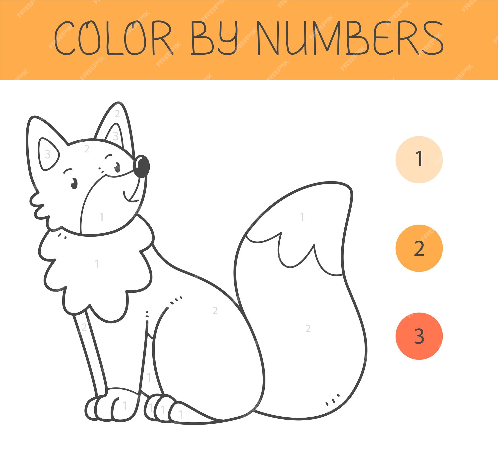 Raposa - Just Color Crianças : Páginas para colorir para crianças