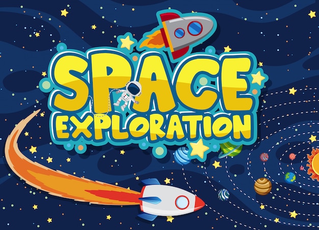 Com tema de exploração espacial