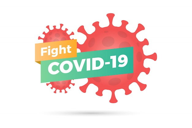 Vetor combater a pandemia do vírus corona