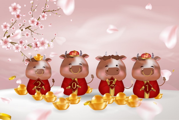 Comemoração do ano chinês do boi
