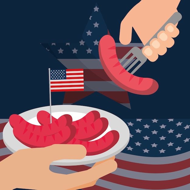 Comida americana dia da independência