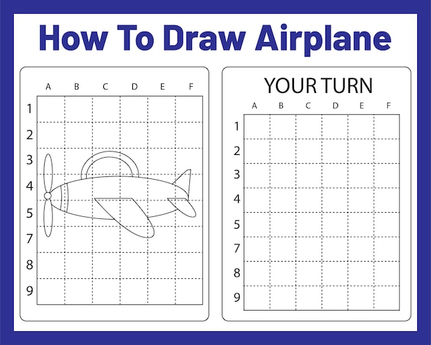 Como desenhar avião para crianças