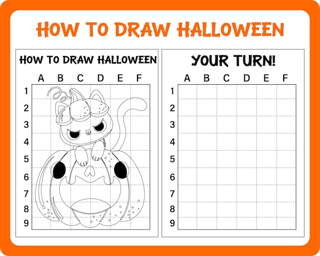 Como desenhar halloween para crianças