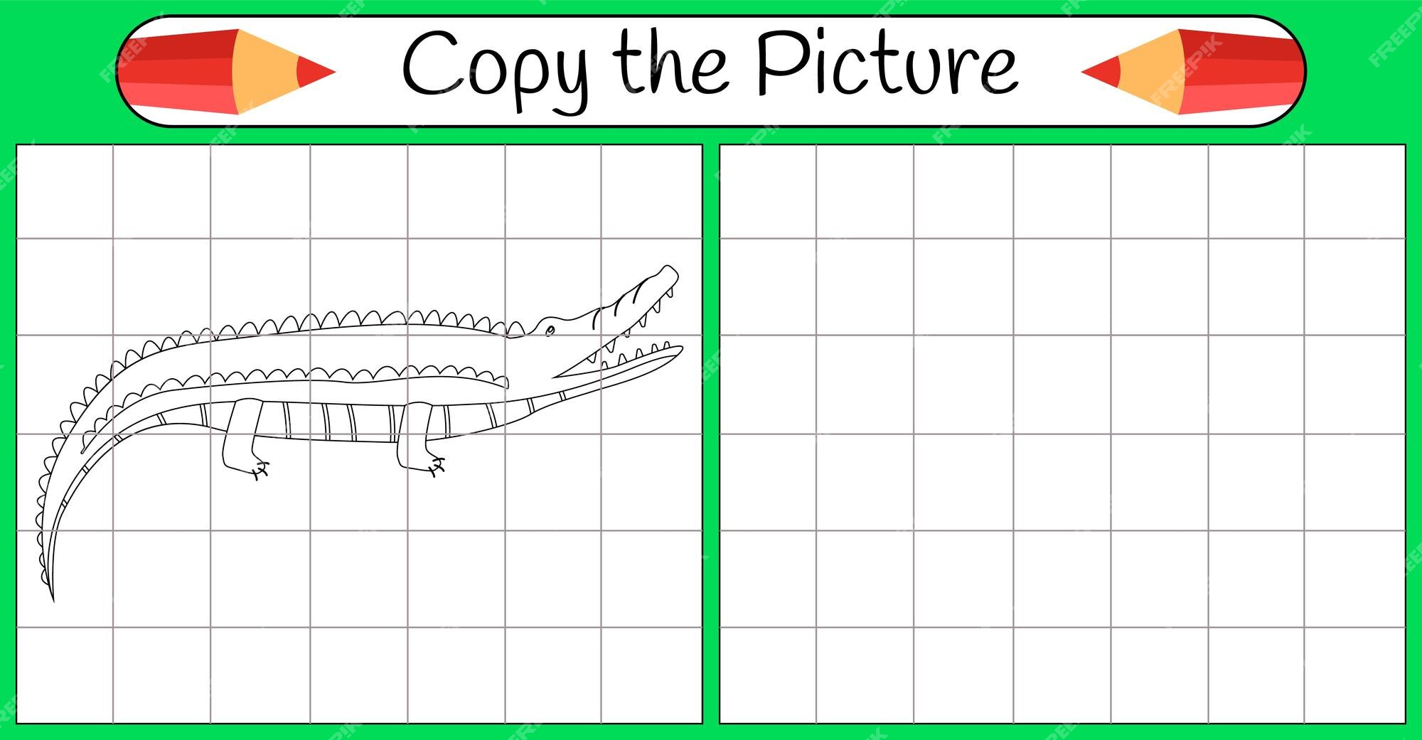 Como Desenhar Uma Ilustração Vetorial Crocodilo Desenhe Jacaré Passo Passo  imagem vetorial de NutkinsJ© 656332800