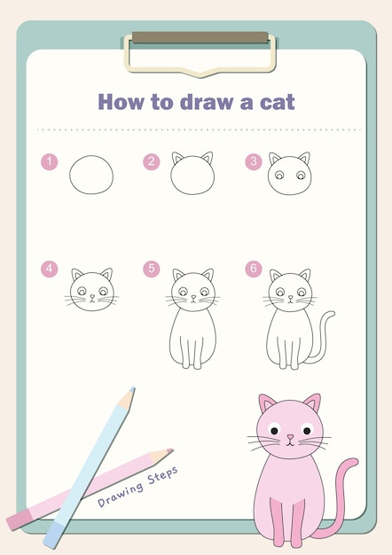 Qualquer pessoa pode desenhar gatos: Tutorial de desenho passo-a-passo fácil  para crianças, adolescentes e iniciantes. Como aprender a desenhar gatos.  Livro 1 (Guia do aspirante a artista) eBook : Smith, Julia: 