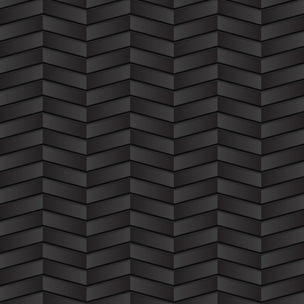 Composição 3d escura com formas retangulares geométricas Design técnico com padrão de textura de papel preto Fundo de conceito de vetor abstrato