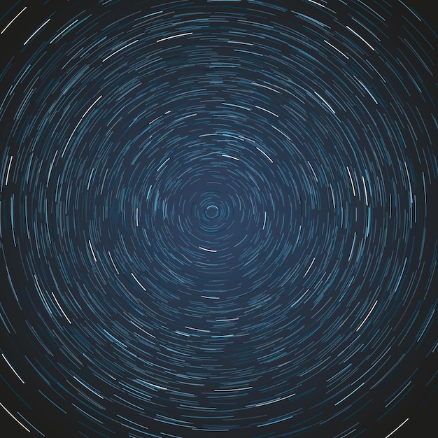 Composição abstrata do caminho de estrelas do círculo