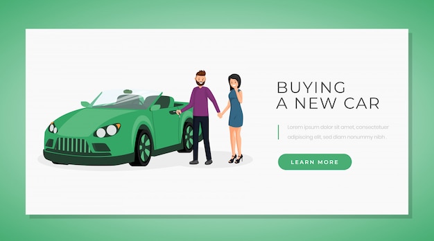 Comprar novo modelo de banner da web de carro