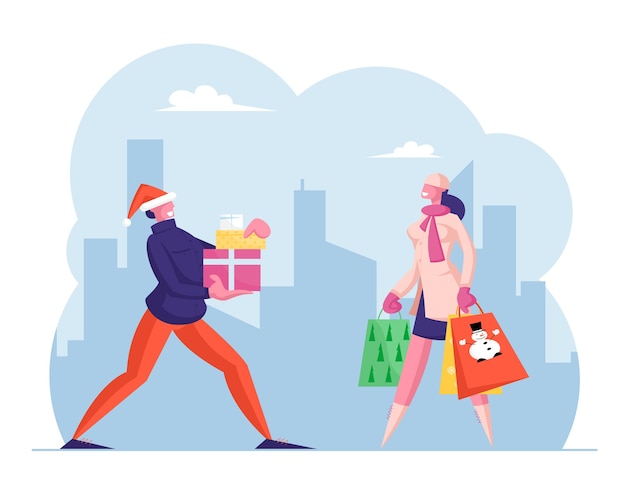 Compras de férias de inverno