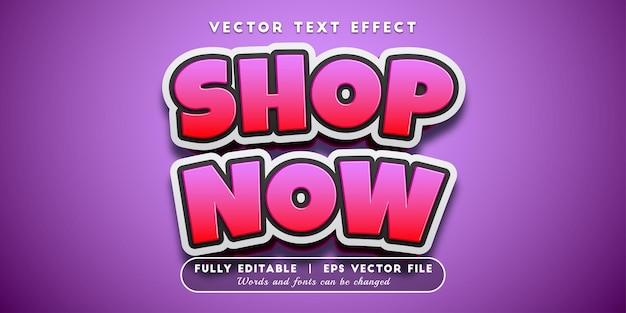 Compre agora efeito de texto, estilo de texto editável