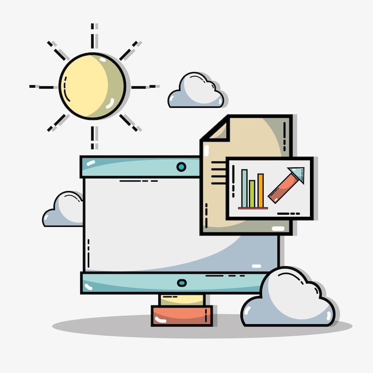Vetor computador com informações estratégicas para financiamento de marketing